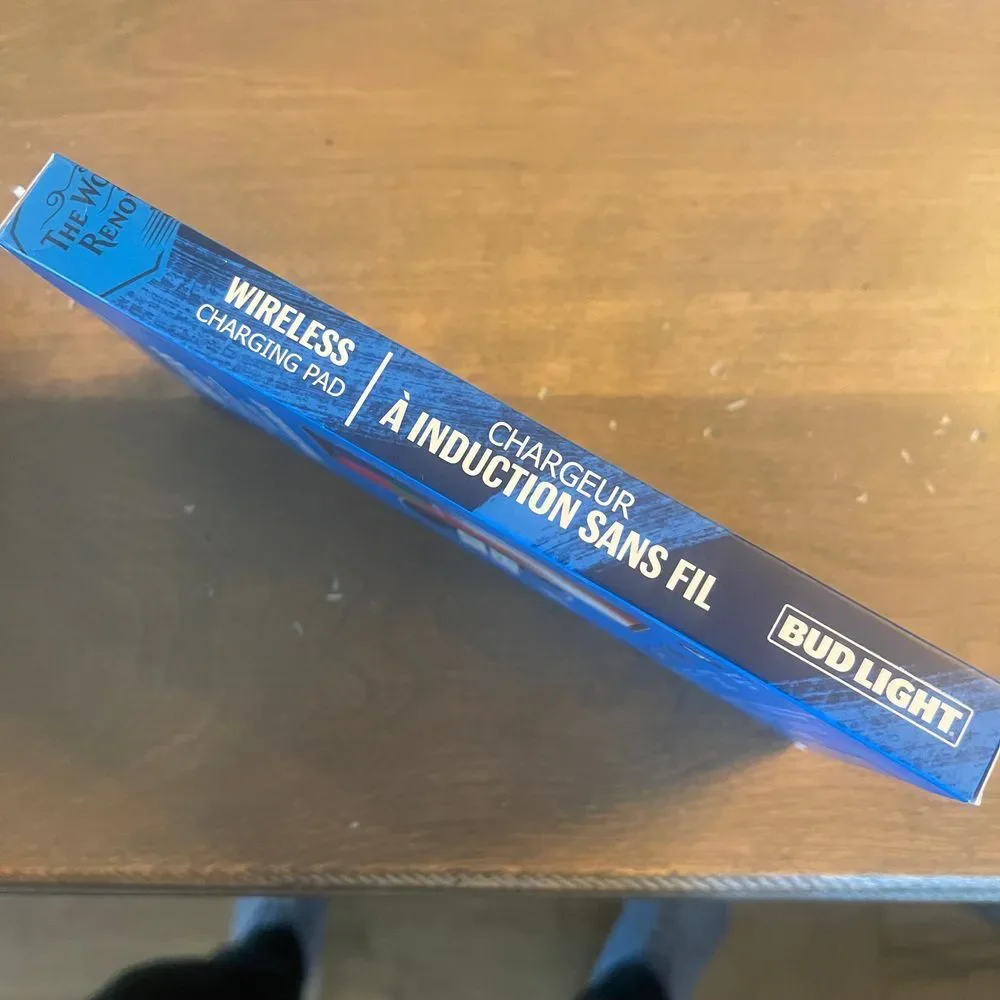 Bud Light Wireless Charging Pad for iPhone & Android Devices